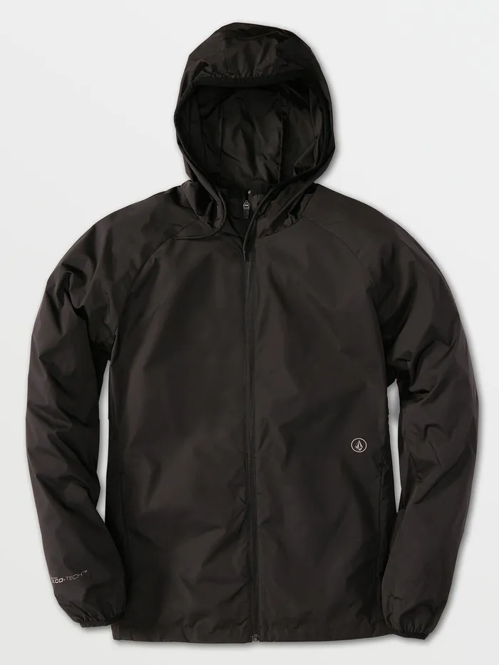 Volcom Jackets Stone Lite Jacket 8211 Black Black 8211 Mens