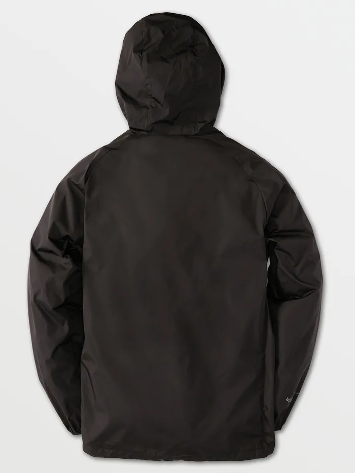 Volcom Jackets Stone Lite Jacket 8211 Black Black 8211 Mens