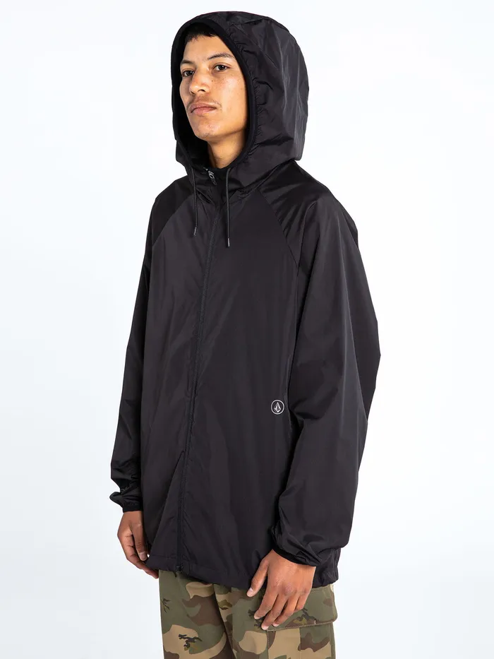 Volcom Jackets Stone Lite Jacket 8211 Black Black 8211 Mens