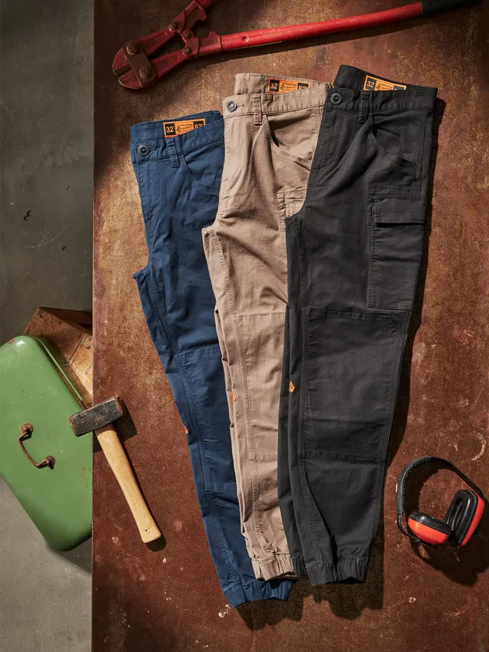 Volcom Pants Volcom Workwear Caliper Cuffed Pants 8211 Brindle Brindle 8211 Mens