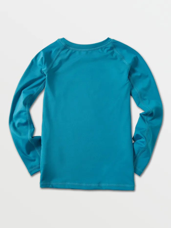 Volcom Rashguards Little Boys Lido Solid Long Sleeve UPF 50 Rashguard 8211 Barrier Reef Barrier Reef 8211 Boys