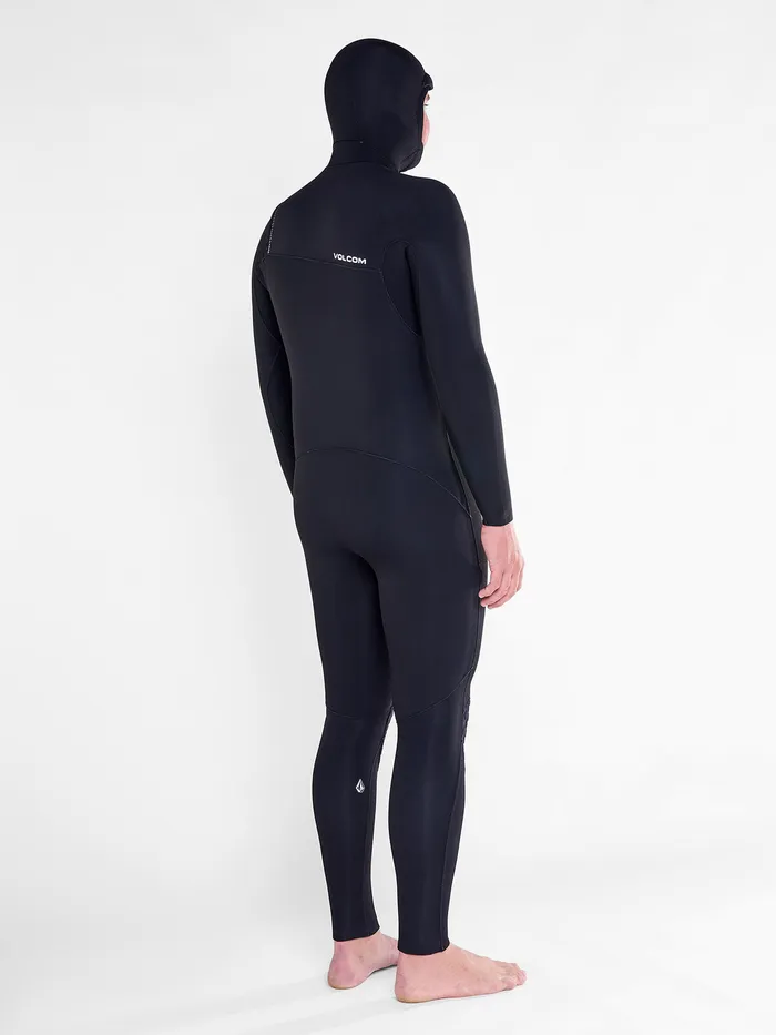 Volcom Rashguards Modulator 543mm Hooded Chest Zip Wetsuit 8211 Black Black 8211 Mens