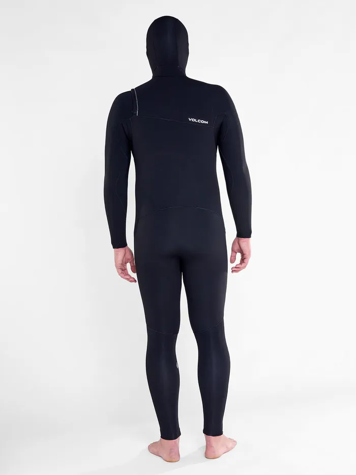 Volcom Rashguards Modulator 543mm Hooded Chest Zip Wetsuit 8211 Black Black 8211 Mens