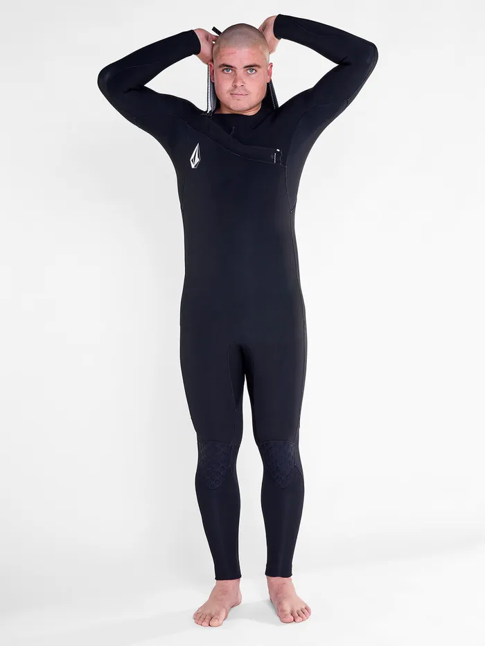 Volcom Rashguards Modulator 543mm Hooded Chest Zip Wetsuit 8211 Black Black 8211 Mens