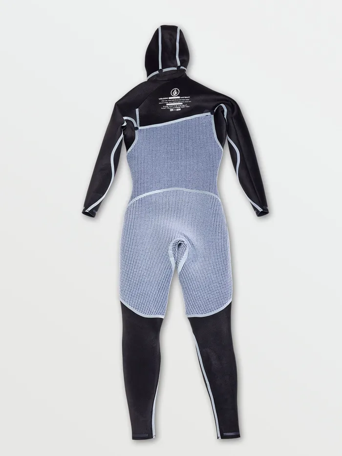 Volcom Rashguards Modulator 543mm Hooded Chest Zip Wetsuit 8211 Black Black 8211 Mens