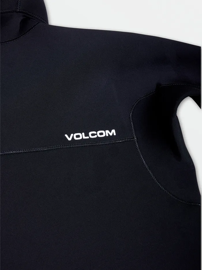 Volcom Rashguards Modulator 543mm Hooded Chest Zip Wetsuit 8211 Black Black 8211 Mens