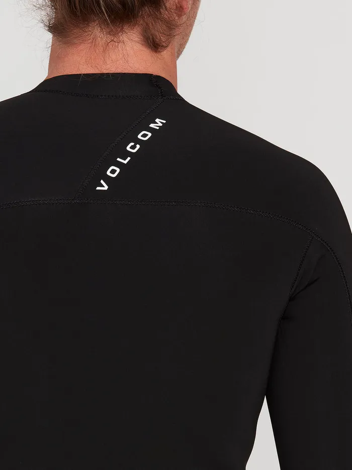 Volcom Rashguards Stone Neo UPF 50 Rashguard Jacket 8211 Black Black 8211 Mens