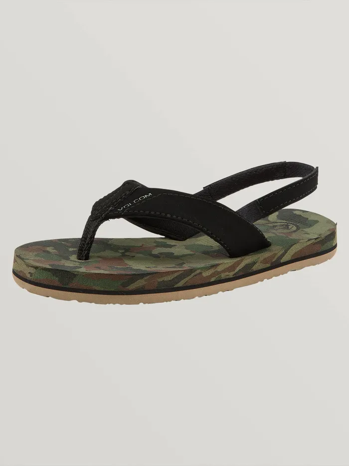Volcom Sandals Little Boys Victor Sandal 8211 Dark Camo Dark Camo 8211 Boys