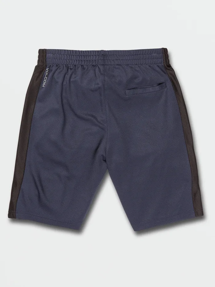 Volcom Shorts Big Boys Cawloon Mesh Elastic Waist Shorts 8211 Navy Navy 8211 Boys