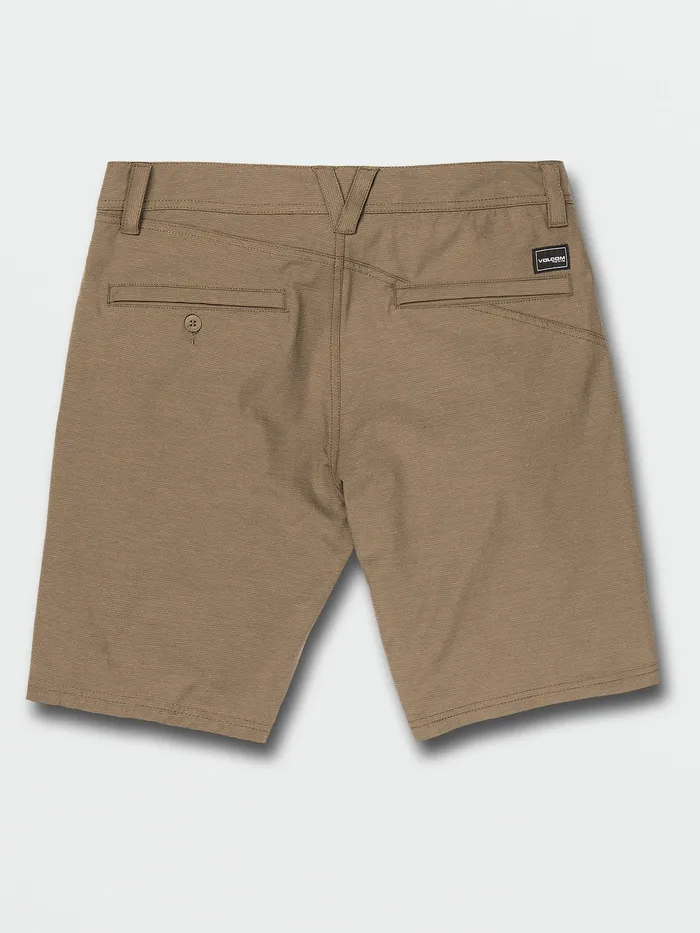 Volcom Shorts Frickin Cross Shred Slub Shorts 8211 Tarmac Brown Tarmac Brown 8211 Mens