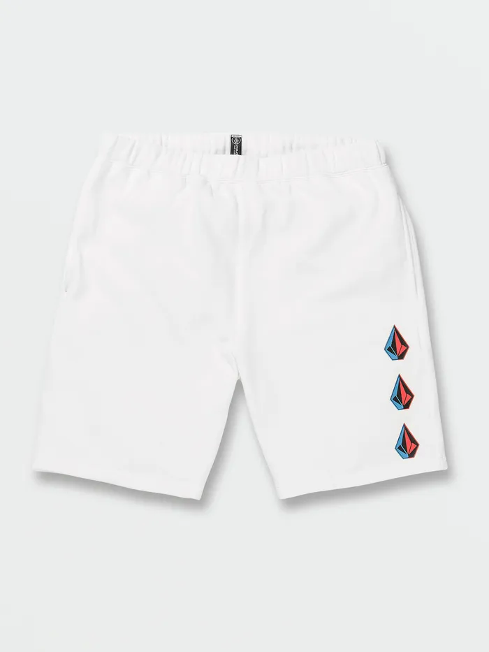 Volcom Shorts Iconic Stone Fleece Shorts 8211 Cloud Cloud 8211 Mens