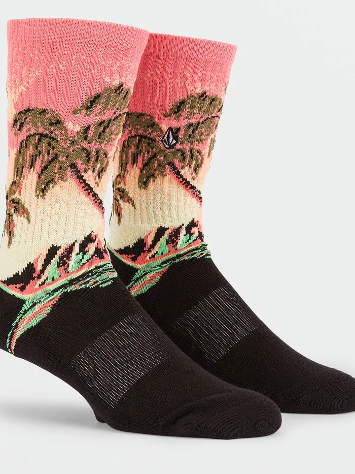 Volcom Socks Vibe Socks 8211 Cream Blush Cream Blush 8211 Mens