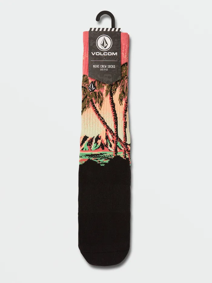 Volcom Socks Vibe Socks 8211 Cream Blush Cream Blush 8211 Mens