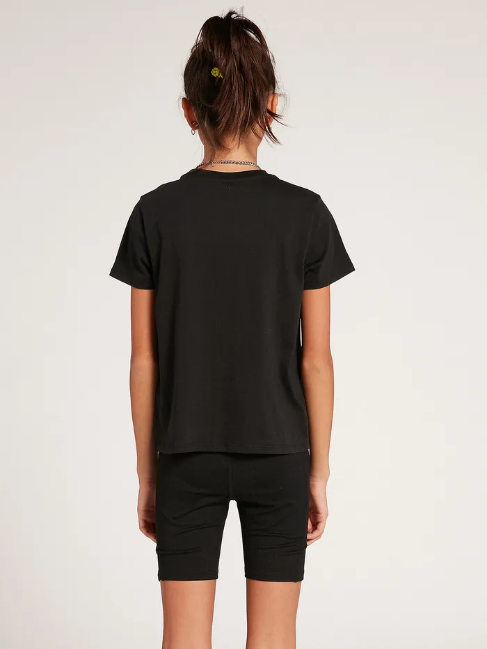 Volcom TShirts and Tanks Girls Wavello Graphic Tee 8211 Black Black 8211 Girls