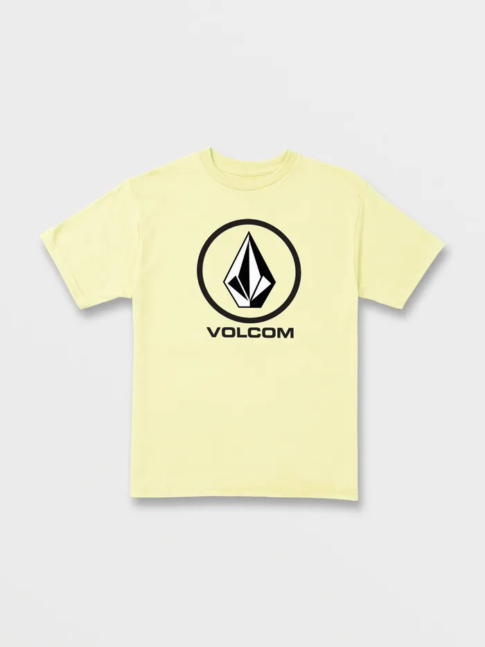Volcom TShirts and Tanks Little Boys Crisp Stone Short Sleeve Tee 8211 Glimmer Yellow Glimmer Yellow 8211 Boys Volcom TShirts and Tanks Little Boys Crisp Stone Short Sleeve Tee 8211 Glimmer Yellow Glimmer Yellow 8211 Boys