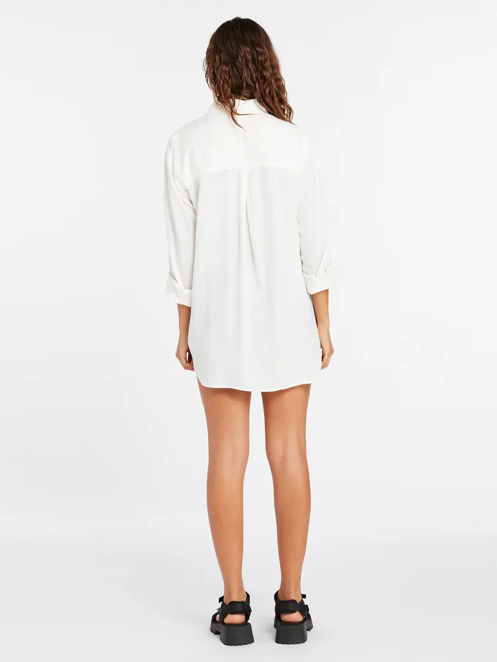 Volcom Tops Coco Ho Tunic 8211 Star White Star White 8211 Womens