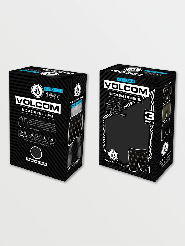 Volcom Underwear Volcom 3pk Longer Leg Boxer Brief 8211 Sublimated Print Gradient Stripe Gradient Stripe 8211 Mens Volcom Underwear Volcom 3pk Longer Leg Boxer Brief 8211 Sublimated Print Gradient Stripe Gradient Stripe 8211 Mens