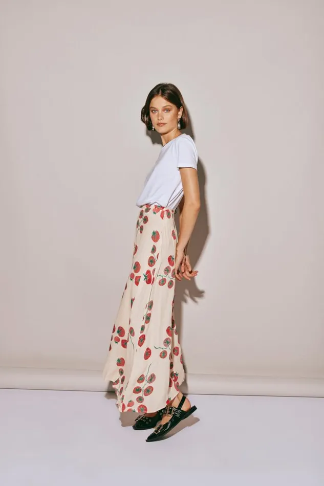 VRG GRL Brie Midi Skirt Roma Women Skirts