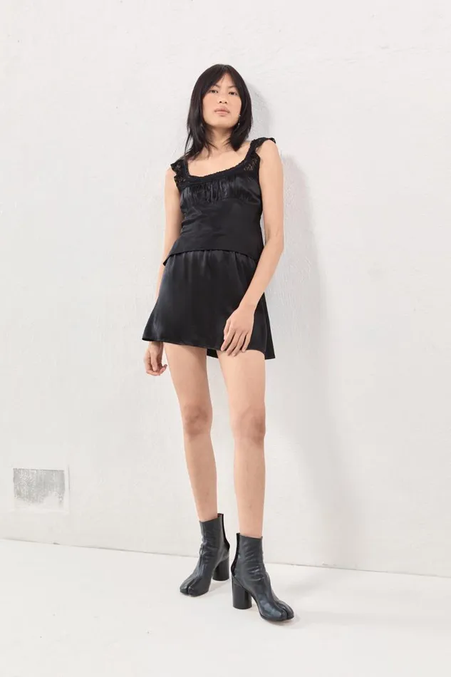 VRG GRL Freya Mini Skirt Black Women Skirts