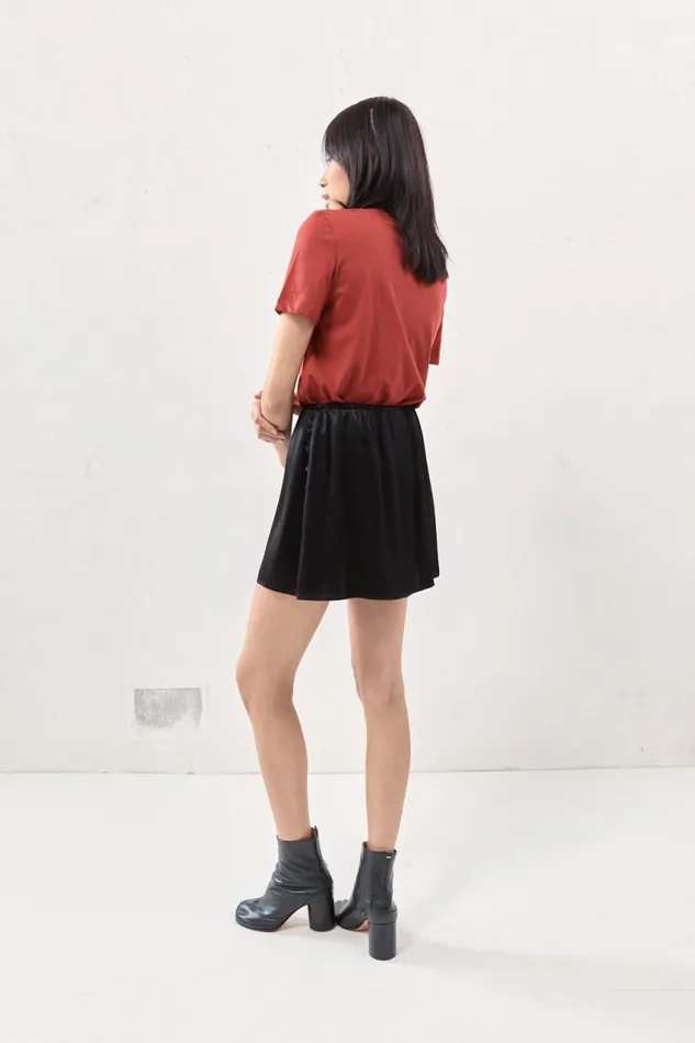 VRG GRL Freya Mini Skirt Black Women Skirts