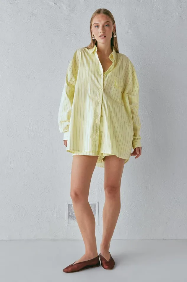 VRG GRL June Shirt Citrus Women Long Sleeve