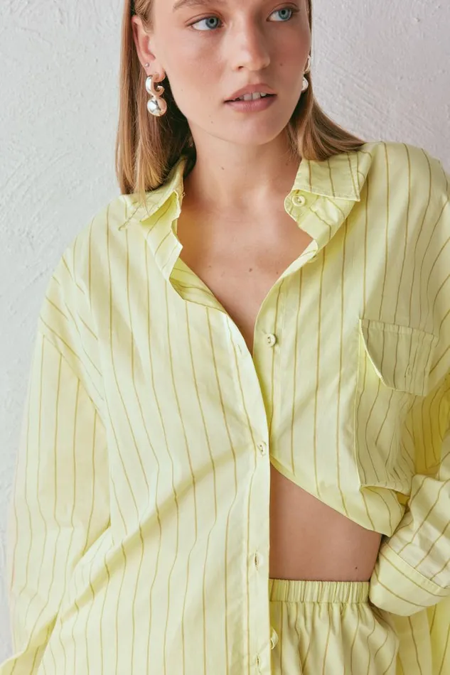 VRG GRL June Shirt Citrus Women Long Sleeve