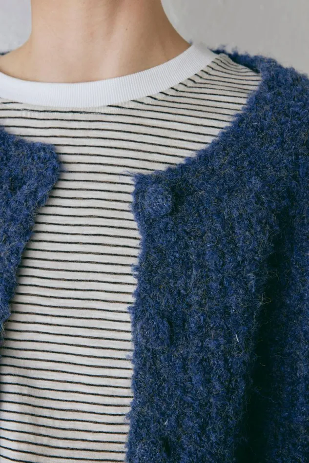VRG GRL Lacy Knit Cardigan Marle Women JumpersSweaters
