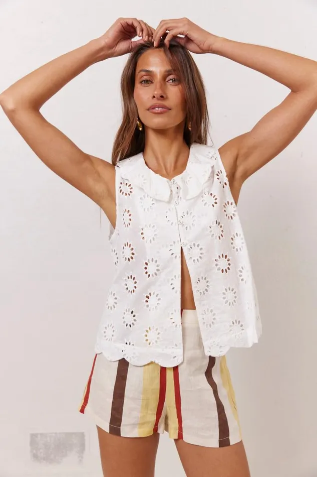 VRG GRL Maisie Top Anglaise Women Sets