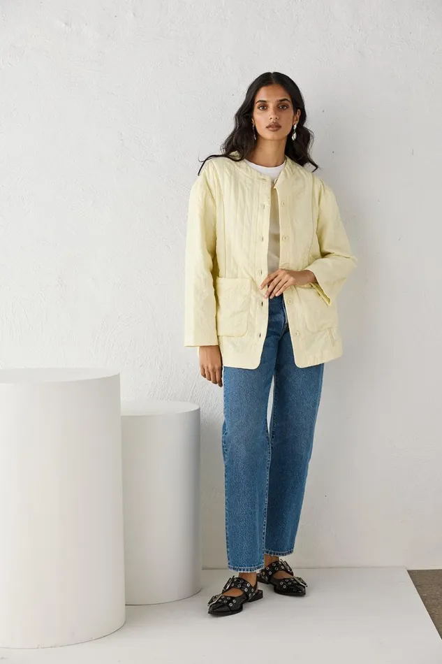 VRG GRL Mona Jacket Butter Women JacketsCoats