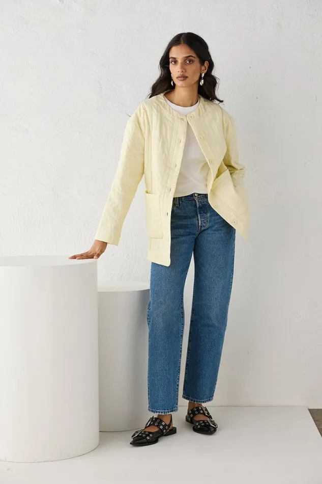 VRG GRL Mona Jacket Butter Women JacketsCoats
