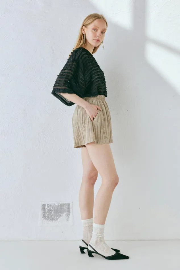 VRG GRL The Sea and I Shorts Taupe Women Shorts