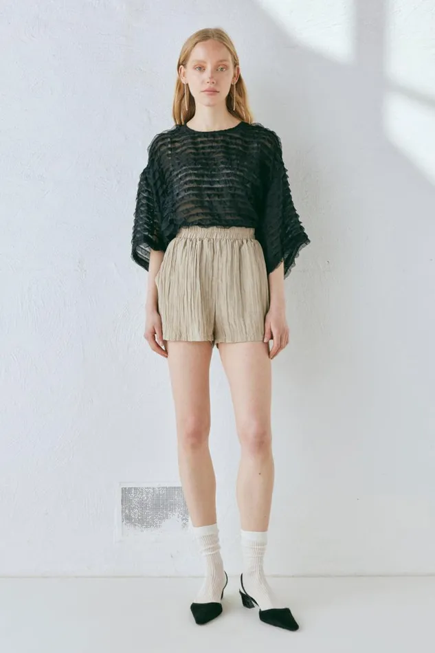 VRG GRL The Sea and I Shorts Taupe Women Shorts
