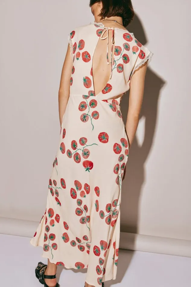 VRG GRL Vintage Lover Bias Cut Maxi Dress Roma Women MidiMaxi Dresses