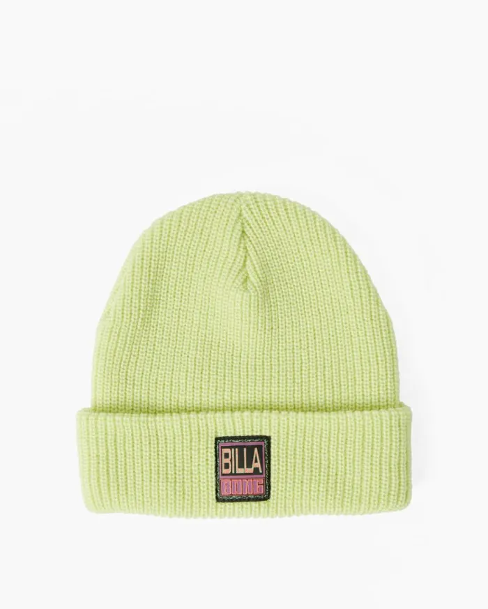 Walled Beanie Light Green Men Billabong Hats