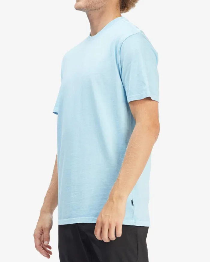 Wave Washed Short Sleeve TShirt Coastal Blue Men Billabong TShirts