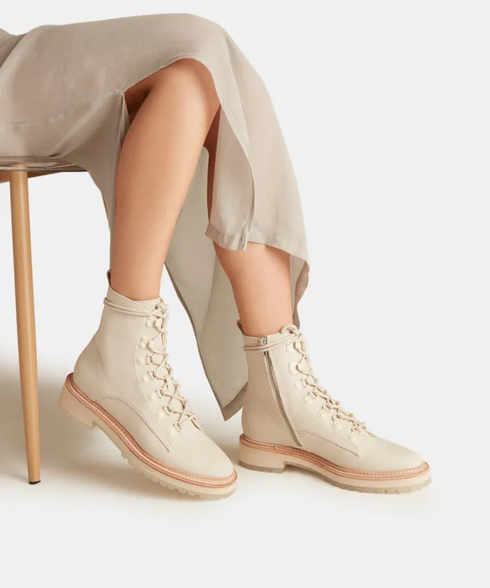 Whitny Boots Sandstone Canvas Women Dolce Vita Boots and Booties