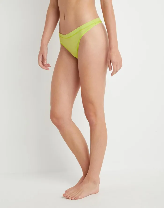 Women039S Active Brights Thong Underwear PrintSolid Limeade Women Champion Underwear