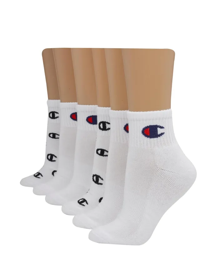 Women039S Ankle Socks C Logo 6Pairs Assorted 5 Women Champion Socks