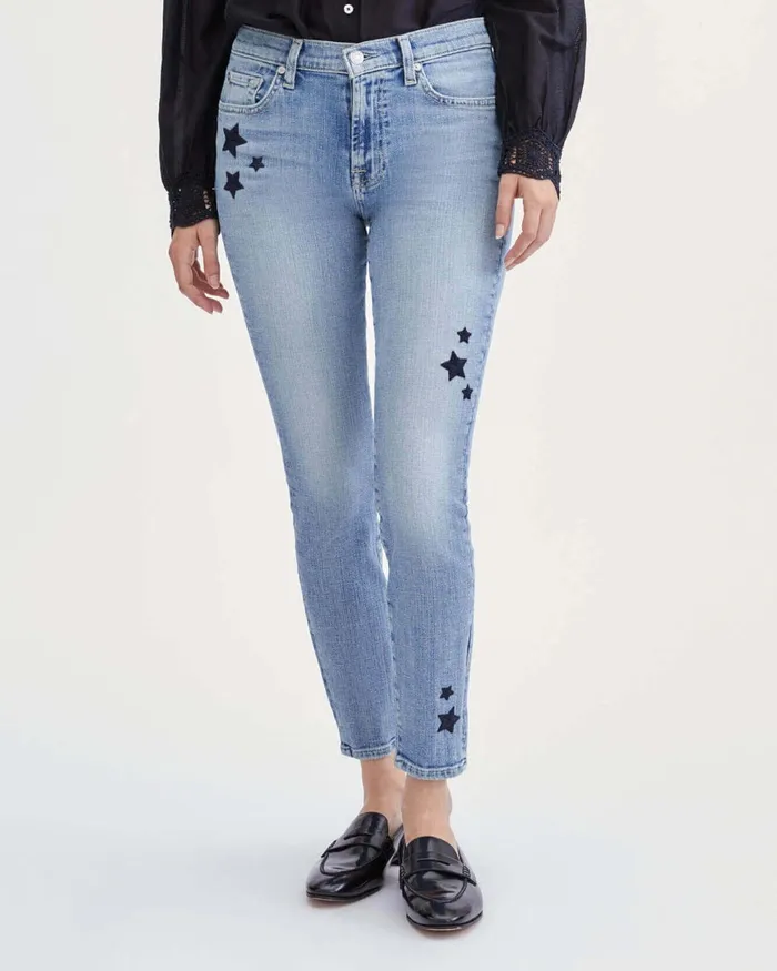 Women 7 For All Mankind Ankle Star Ankle Skinny In Trio