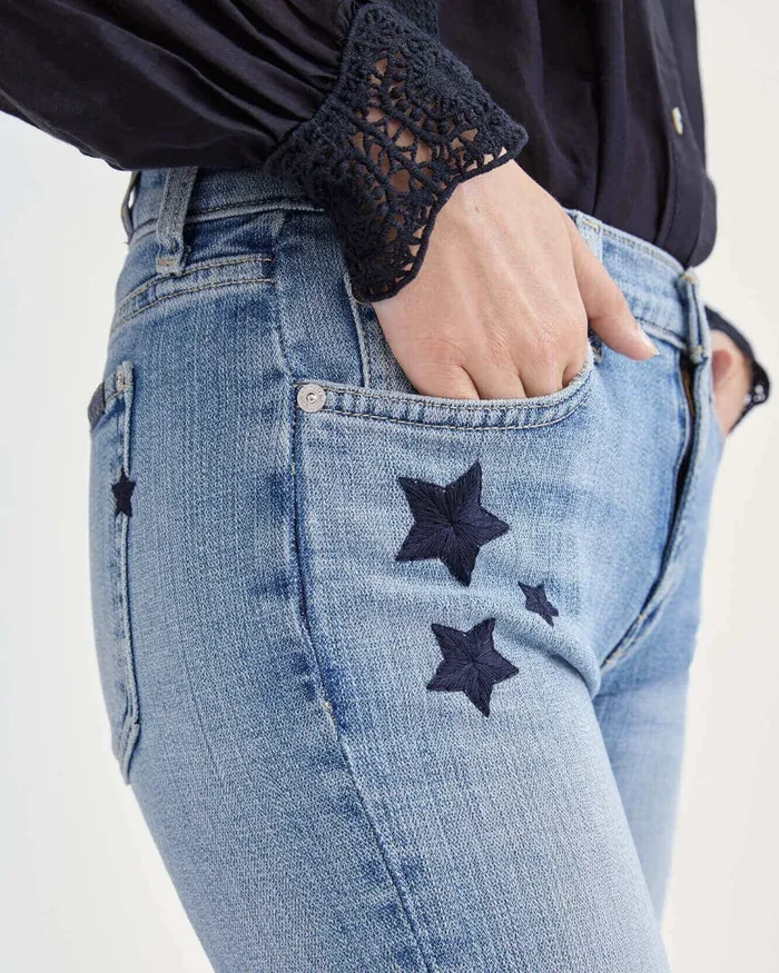 Women 7 For All Mankind Ankle Star Ankle Skinny In Trio