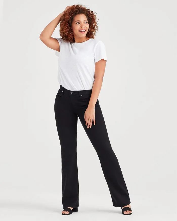 Women 7 For All Mankind BAir Bair Bootcut In Black