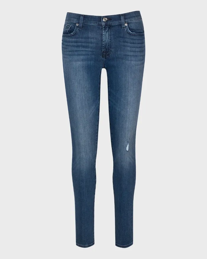 Women 7 For All Mankind Denim The Skinny In Libra Blue