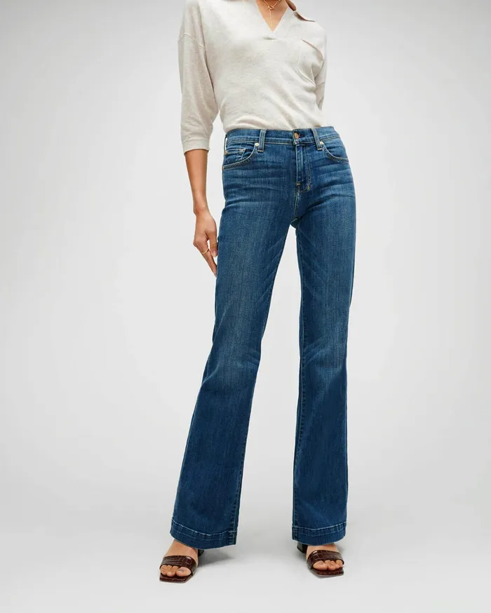 Women 7 For All Mankind Full Length DOJO IN MEDIUM MELROSE