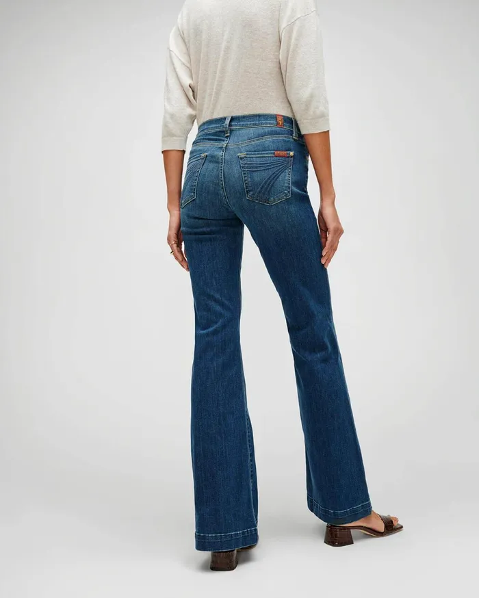 Women 7 For All Mankind Full Length DOJO IN MEDIUM MELROSE