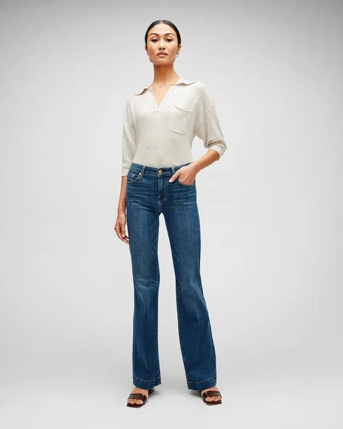 Women 7 For All Mankind Full Length DOJO IN MEDIUM MELROSE