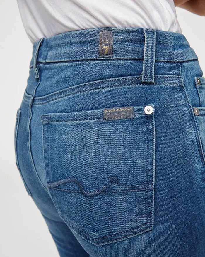 Women 7 For All Mankind Full Length Kimmie Straight In Shoreline Drive