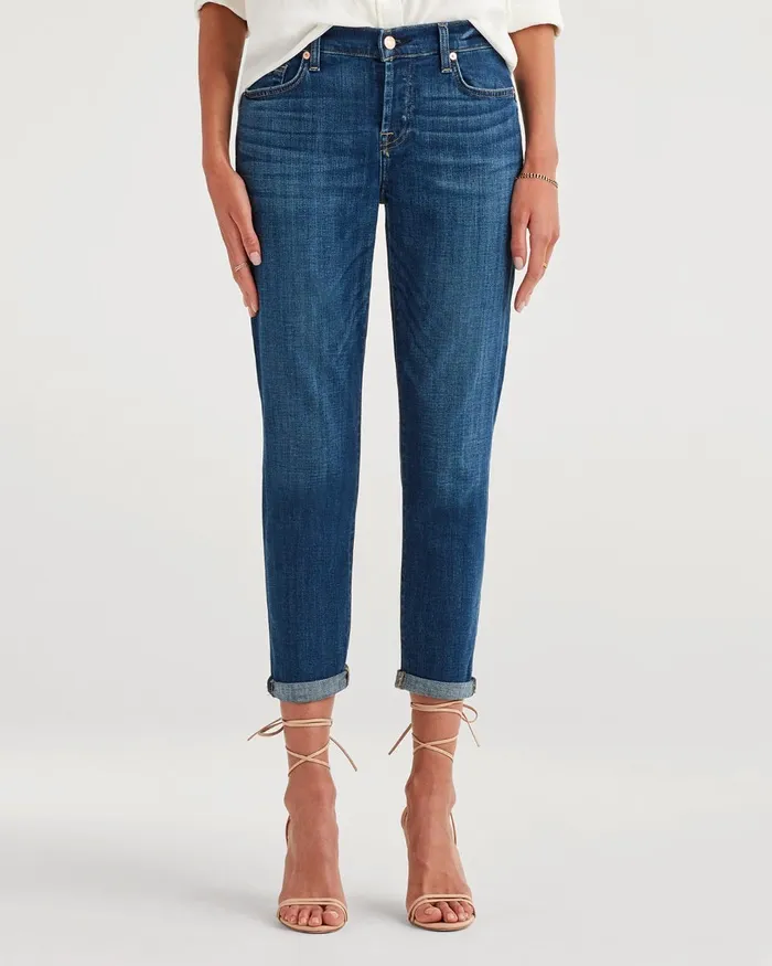 Women 7 For All Mankind High Waist Josefina In Broken Twill Vanity
