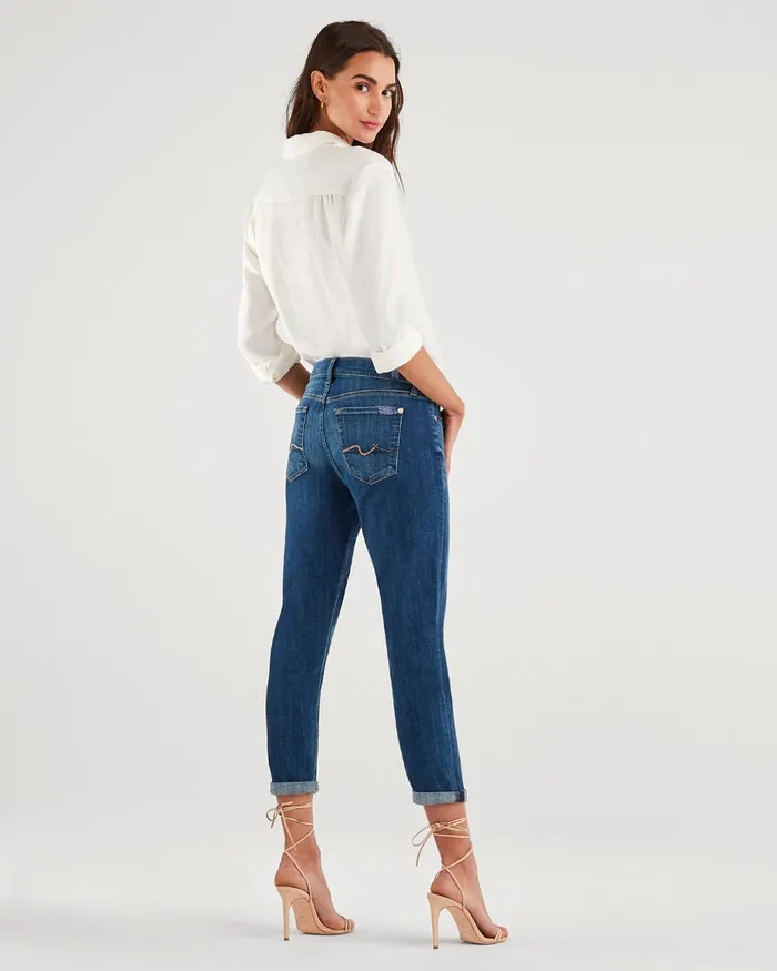 Women 7 For All Mankind High Waist Josefina In Broken Twill Vanity