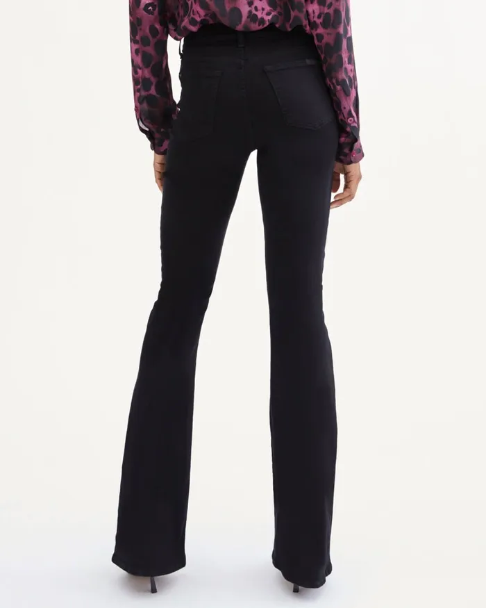 Women 7 For All Mankind High Waist Slim Illusion High Waist Ali In Luxe Black
