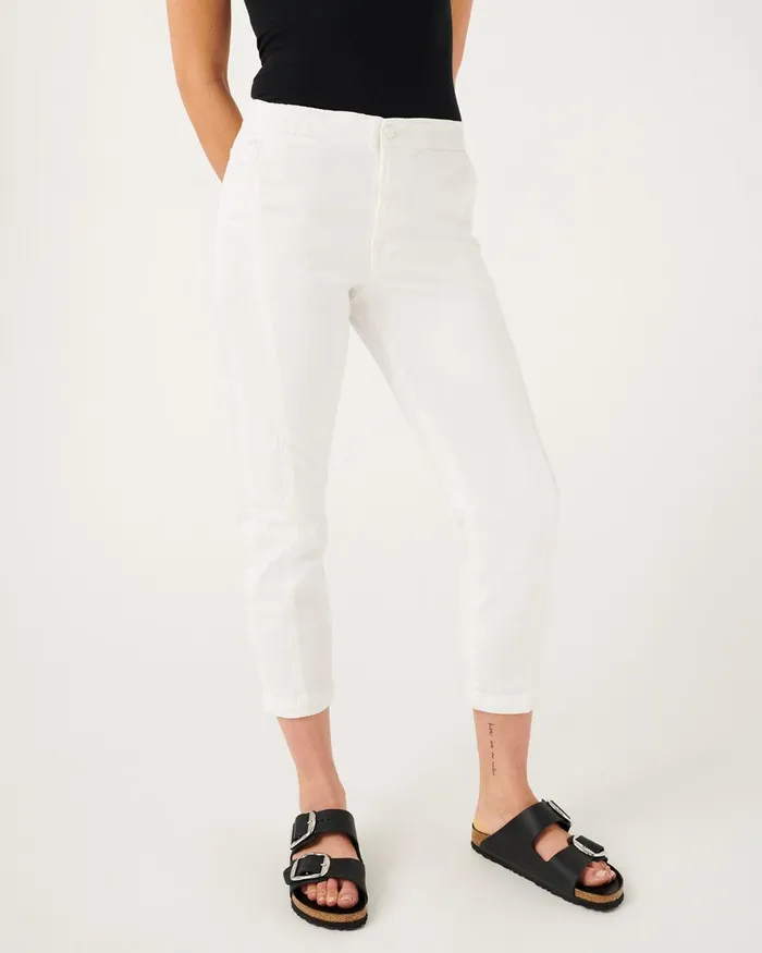 Women 7 For All Mankind Pants Slim Jogger In Clean White